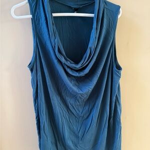 Worn Once Torrid Size 2 Stylish Blue Sleeveless Cotton Top